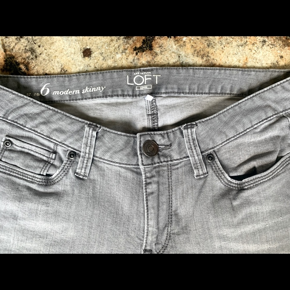 Loft Skinny Ankle Jeans